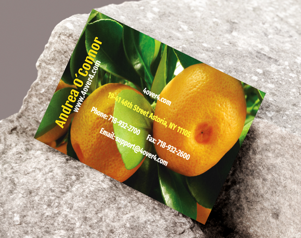 Edge painted business cards - Design Template