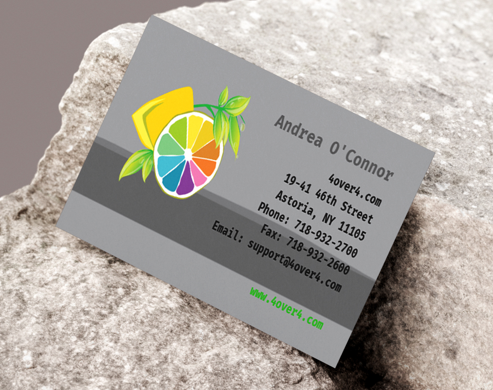 Edge painted business cards - Design Template