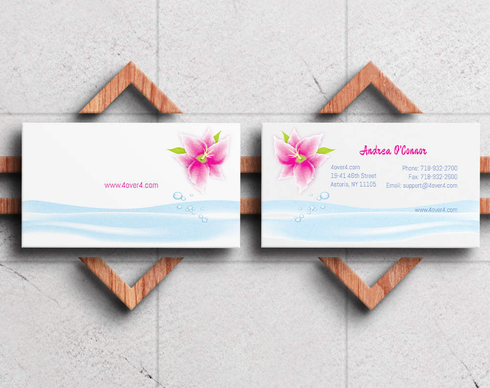 Edge gilded business cards - Design Template