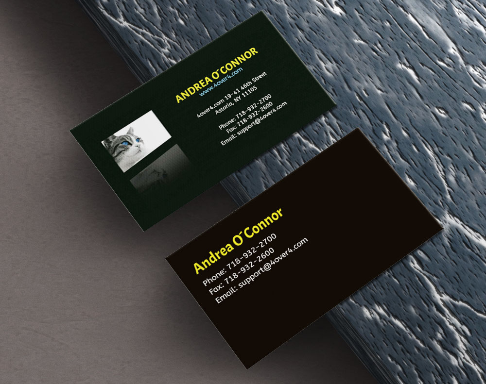 Edge gilded business cards - Design Template