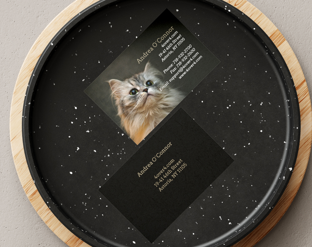 Edge gilded business cards - Design Template