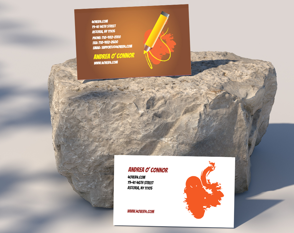 Edge gilded business cards - Design Template