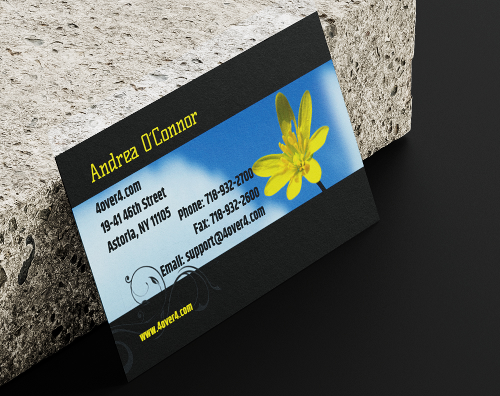 Edge gilded business cards - Design Template