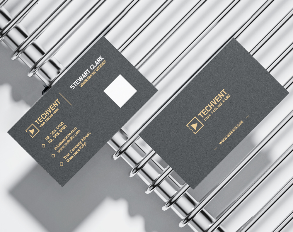 Edge gilded business cards - Design Template