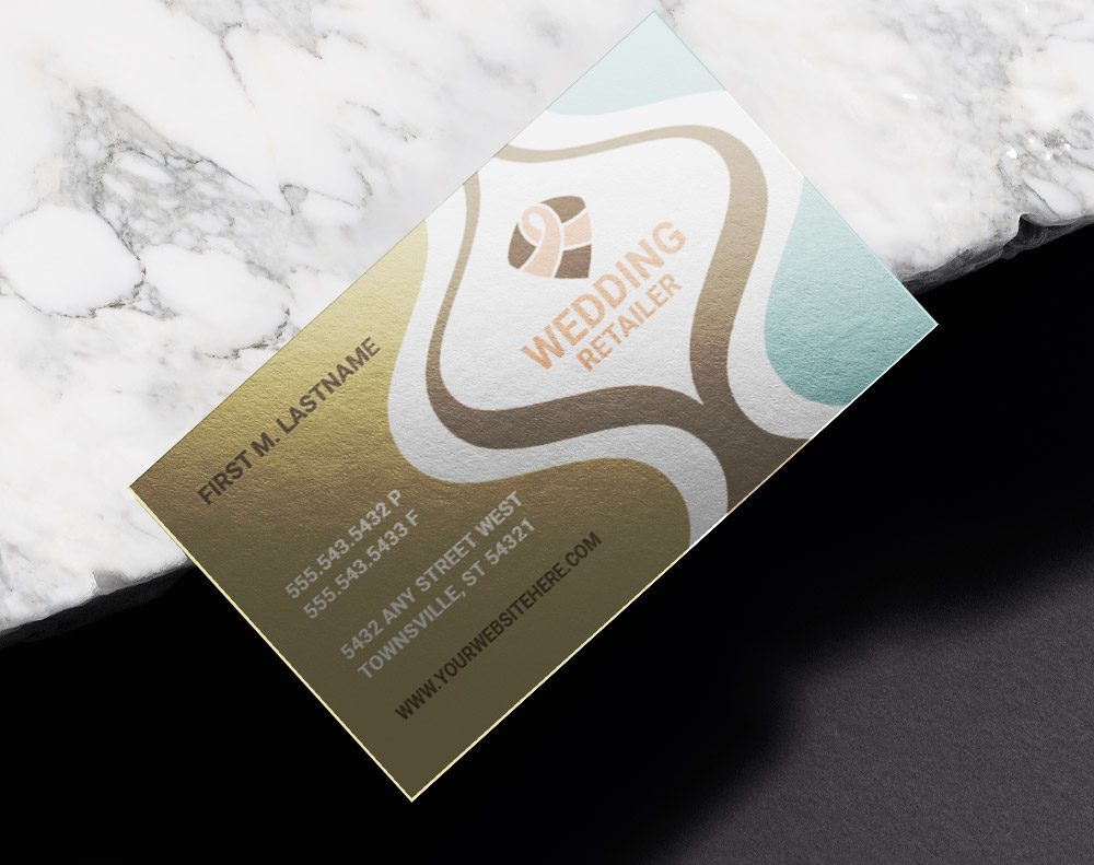 Edge painted business cards - Design Template