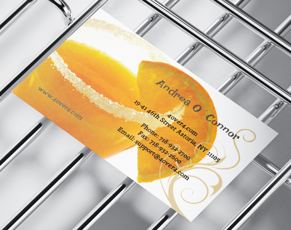 Edge painted business cards - Design Template