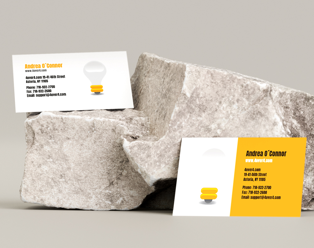 Edge painted business cards - Design Template