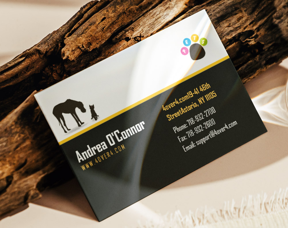 Edge painted business cards - Design Template