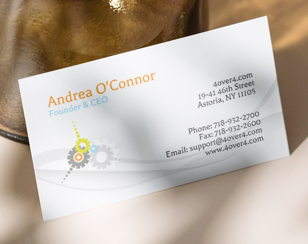 Edge painted business cards - Design Template