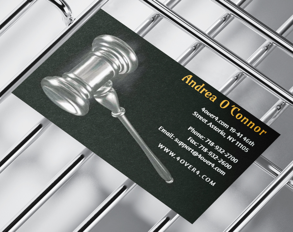 Edge painted business cards - Design Template