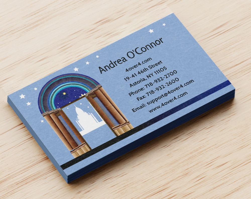 Edge painted business cards - Design Template