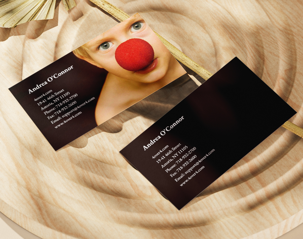Edge painted business cards - Design Template