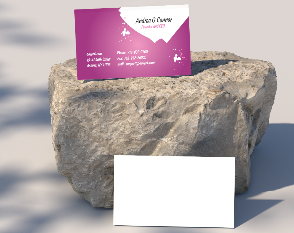 Edge painted business cards - Design Template