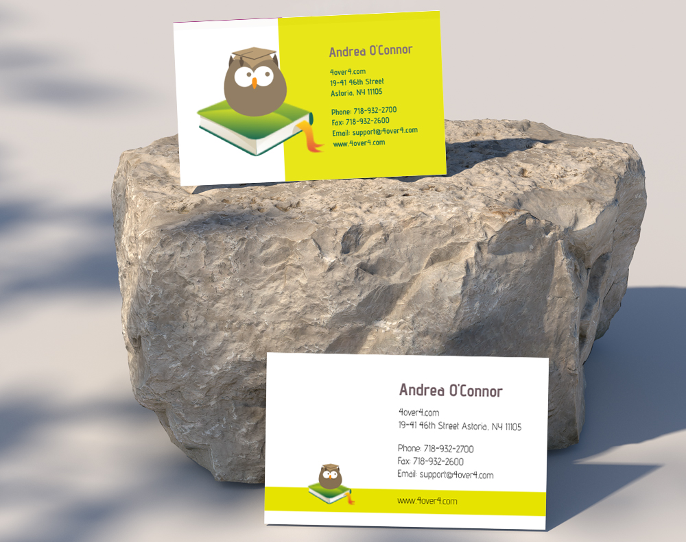 Edge painted business cards - Design Template