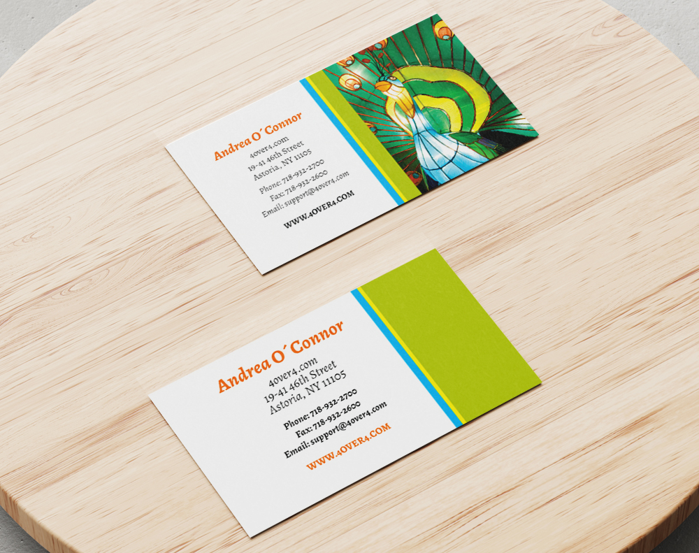 Edge painted business cards - Design Template