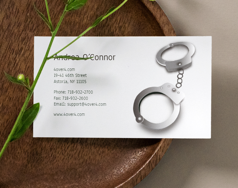 Edge painted business cards - Design Template