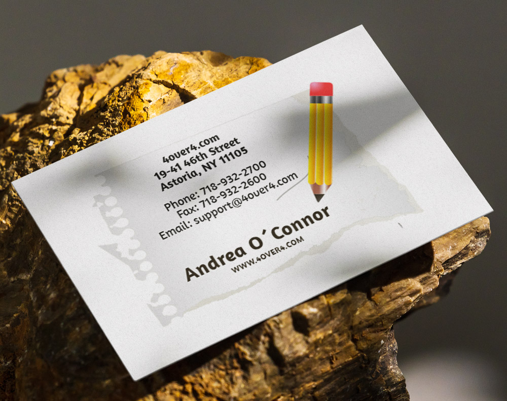 Edge painted business cards - Design Template