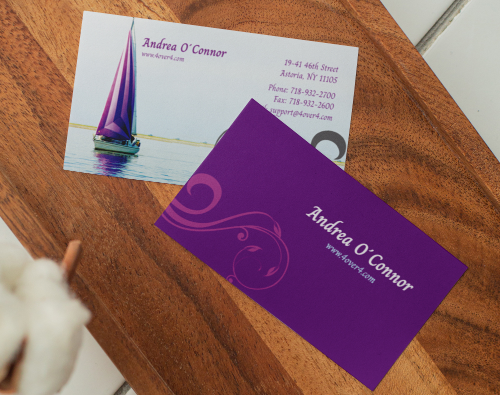 Edge painted business cards - Design Template
