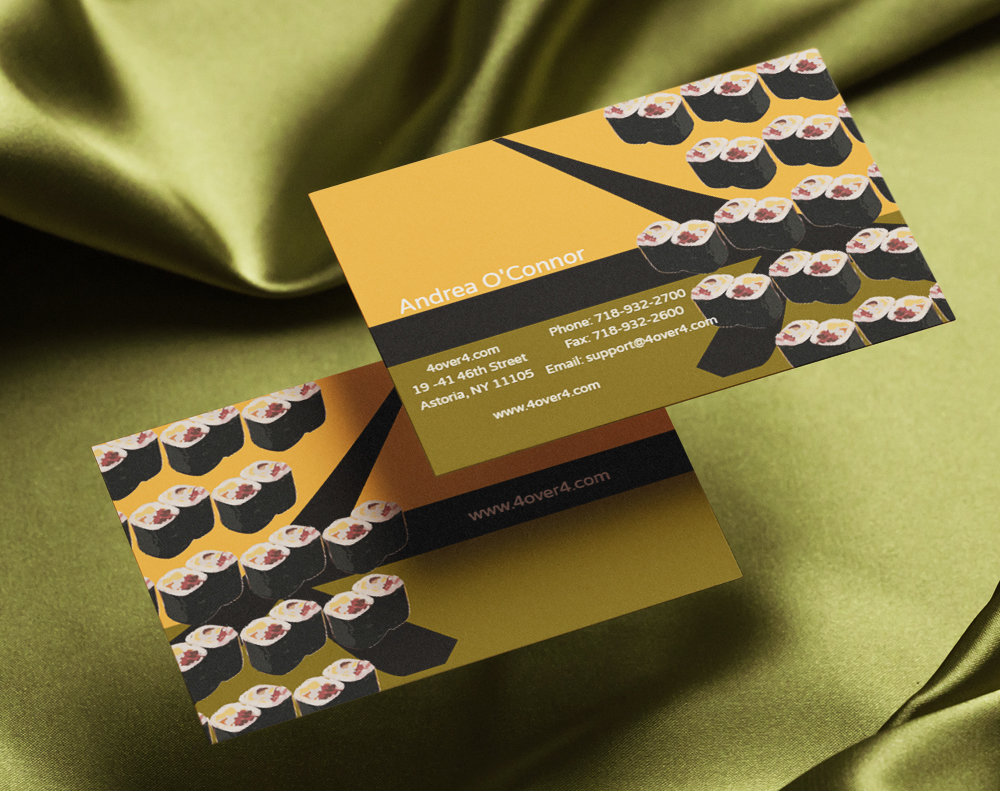 Edge painted business cards - Design Template