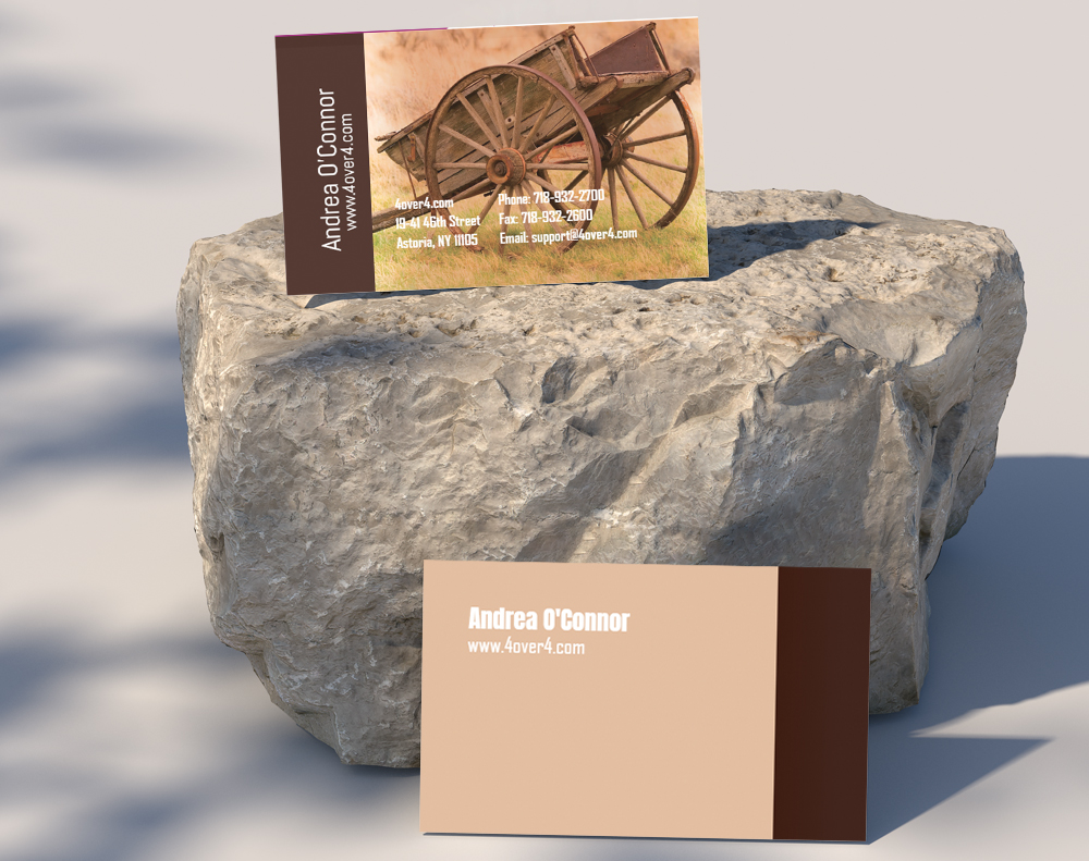 Edge painted business cards - Design Template