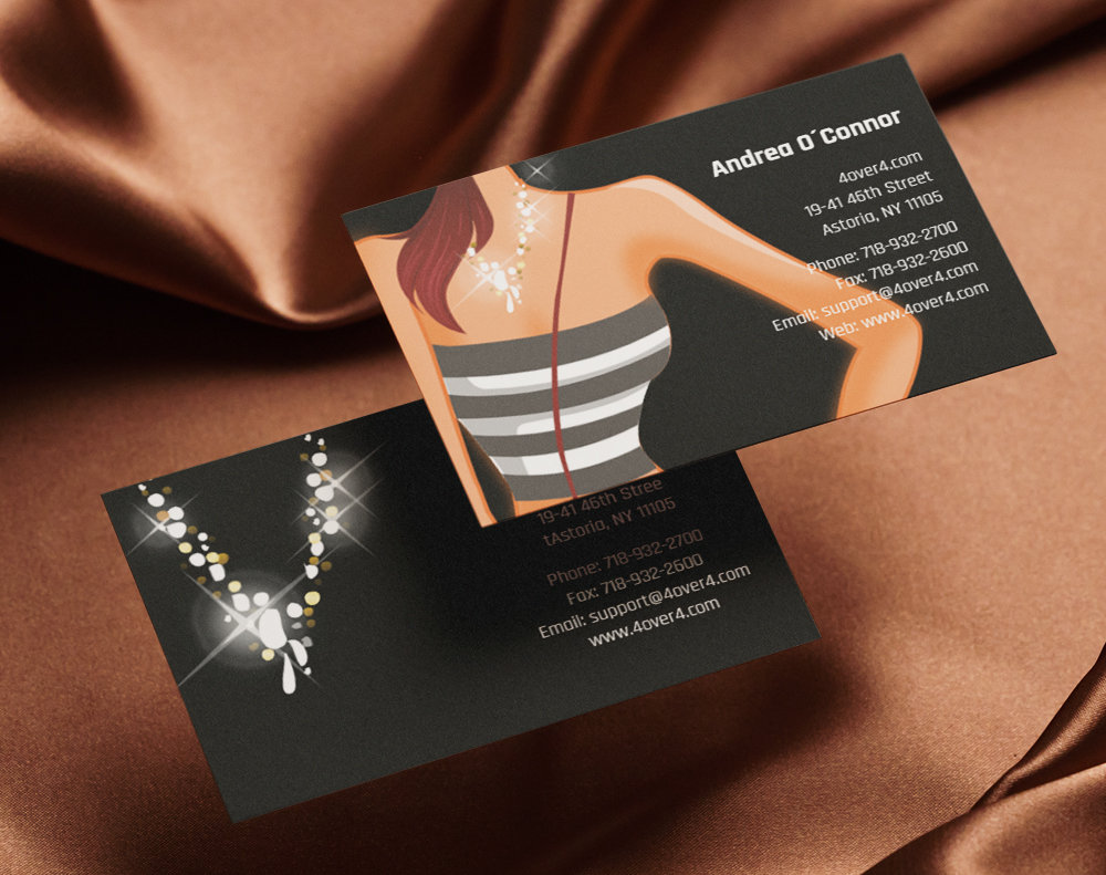 Edge painted business cards - Design Template