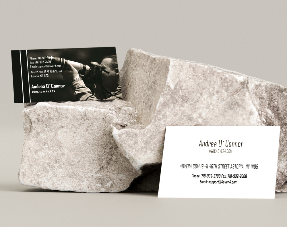 Edge painted business cards - Design Template