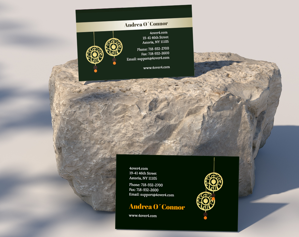 Edge painted business cards - Design Template