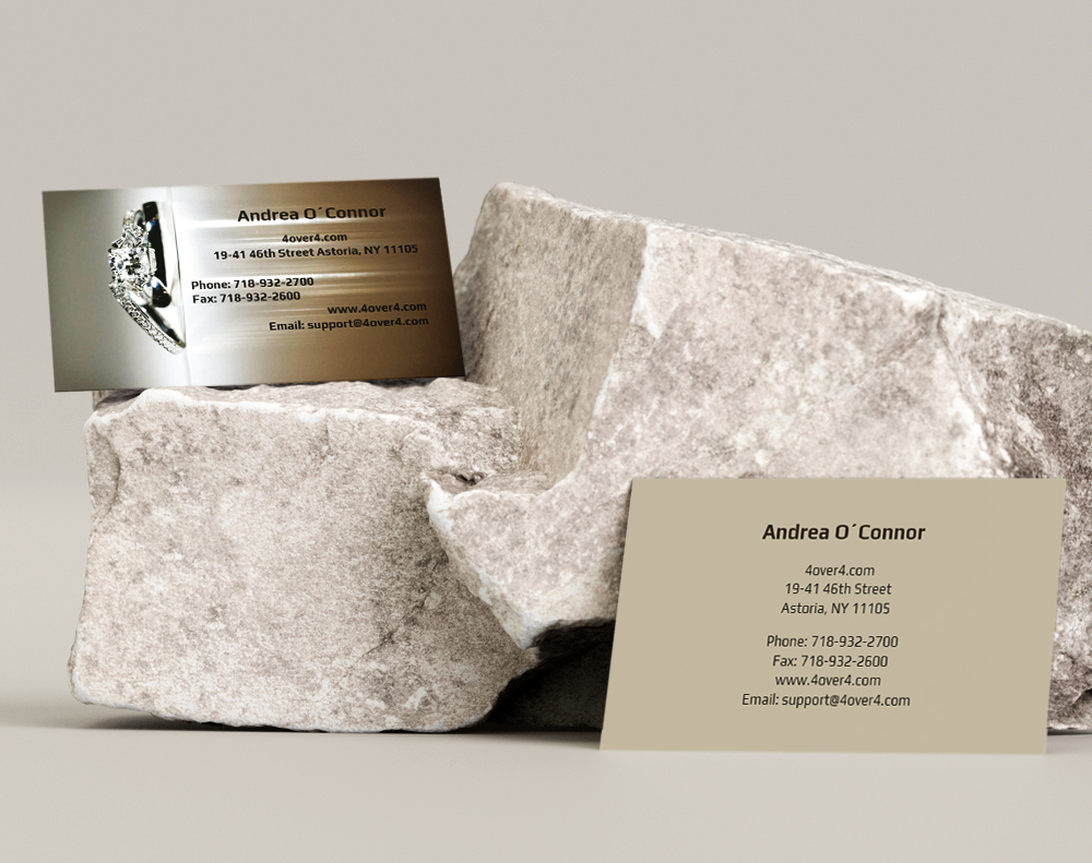 Edge painted business cards - Design Template