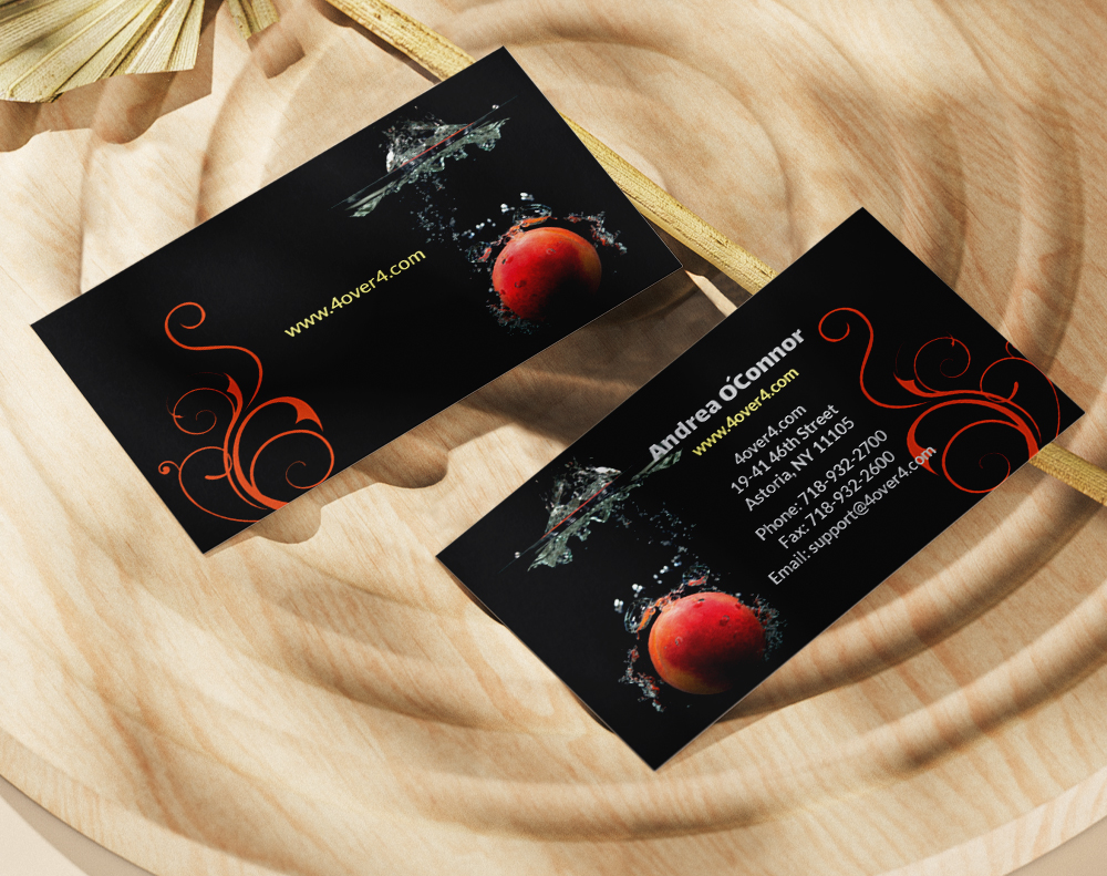 Edge painted business cards - Design Template