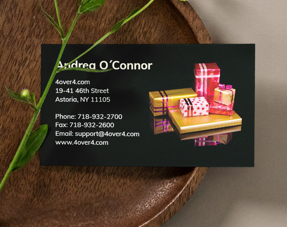 Edge painted business cards - Design Template