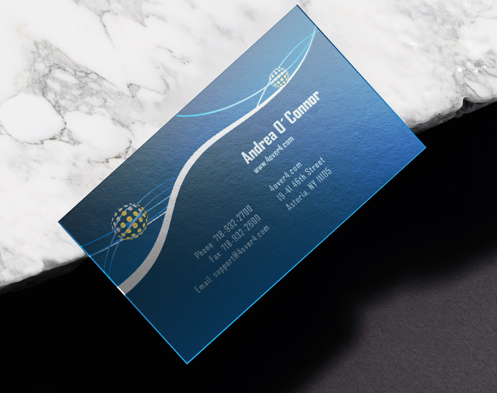 Edge painted business cards - Design Template