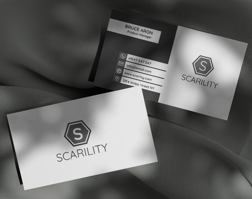 Edge painted business cards - Design Template