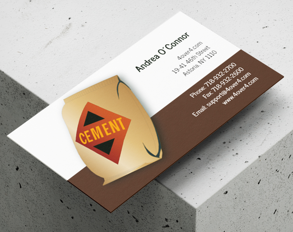 Gloss laminated business cards - Design Template