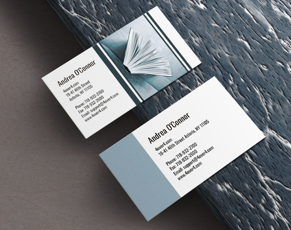 Gloss laminated business cards - Design Template
