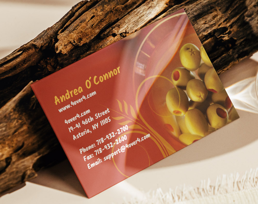 Kraft business cards - Design Template