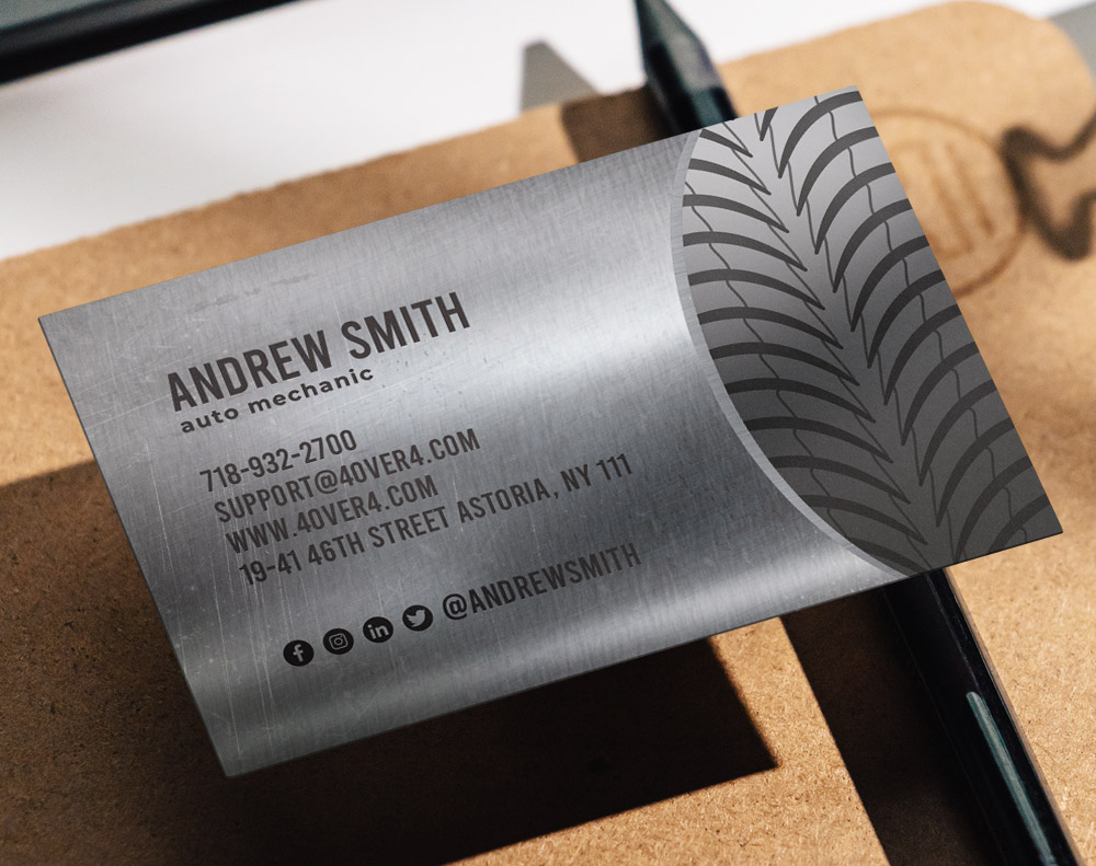 Automotive Business Card - Design Template
