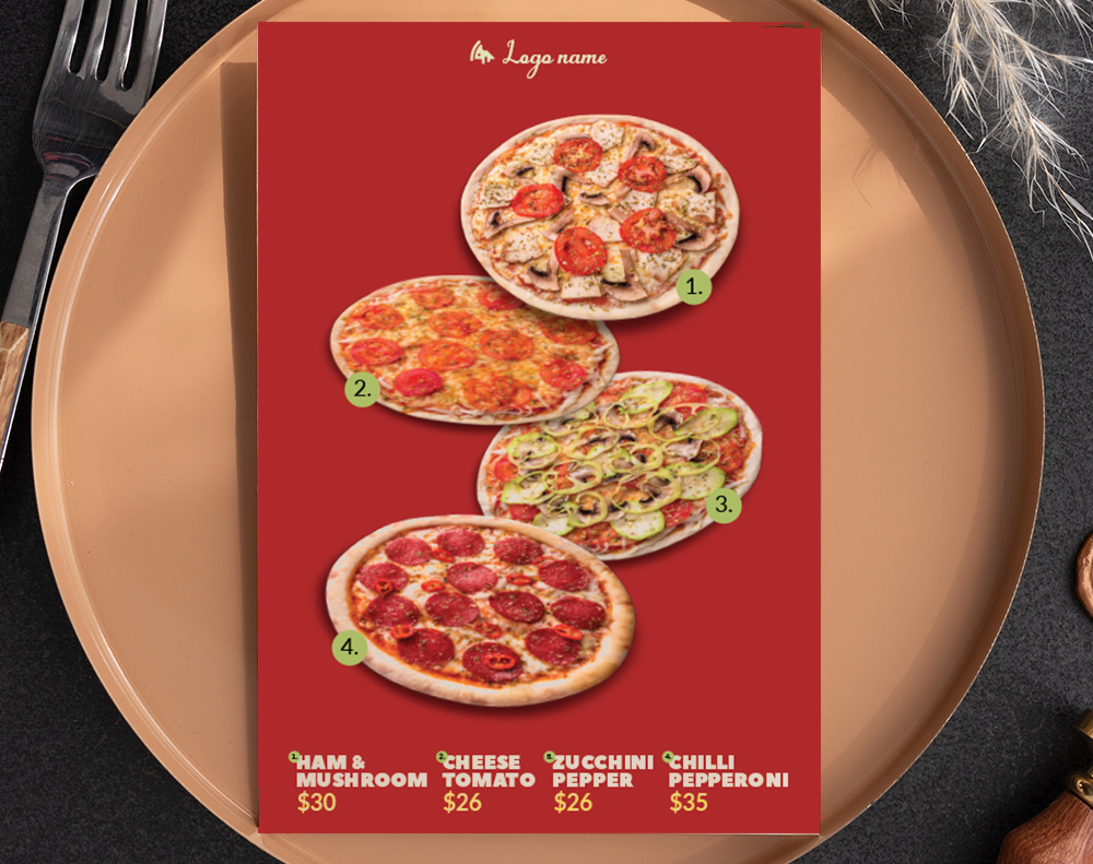 Pizza Menu - Design Template