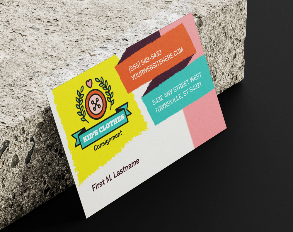 Kraft business cards - Design Template
