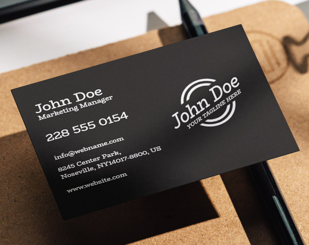 Kraft business cards - Design Template