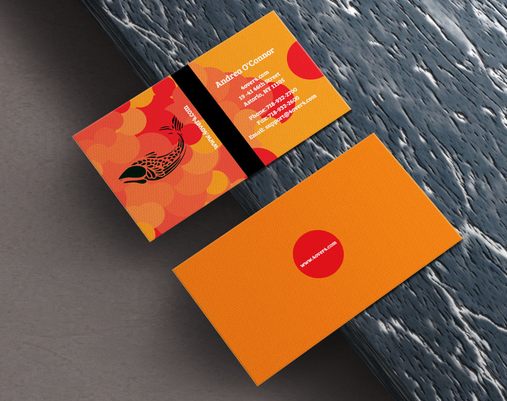 Kraft business cards - Design Template