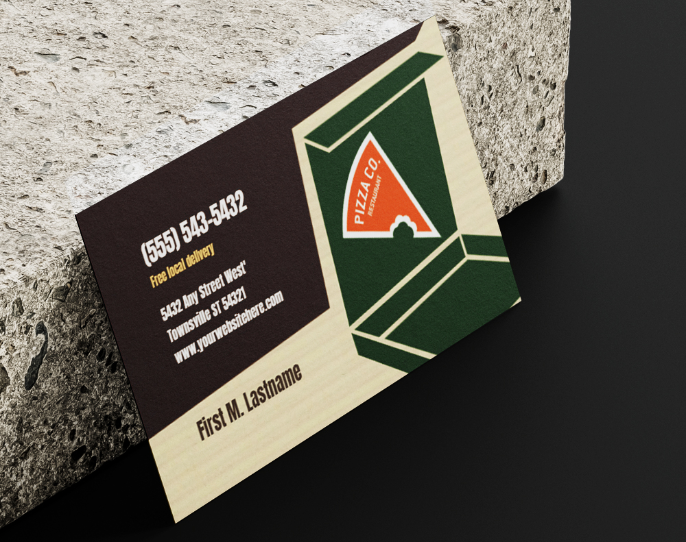 Layer cake business cards - Design Template
