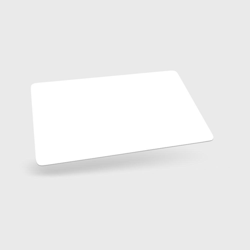 Blank Template - 30mil White Plastic Cards