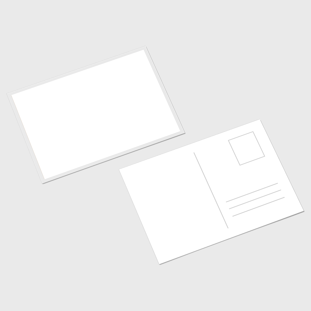 Blank Template - Direct Mail Postcards