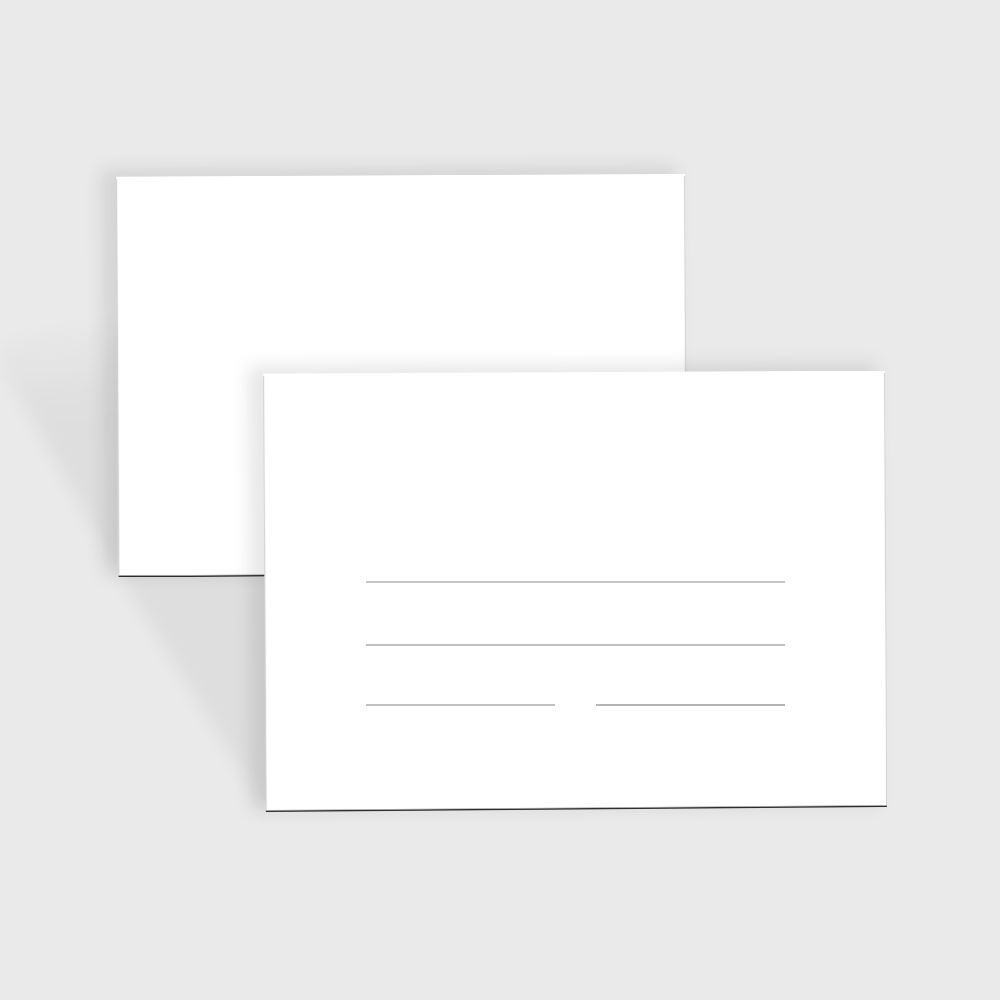 Blank Template - RSVP Cards