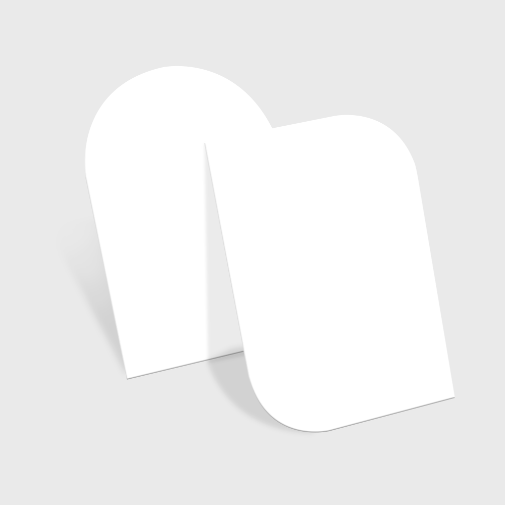 Blank Template - Rounded Corner Flyers