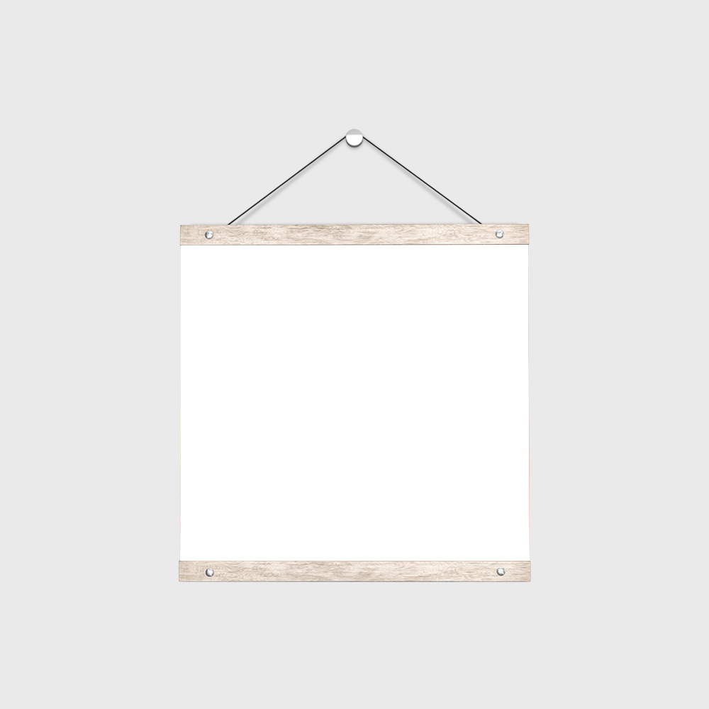 Blank Template - Wood Poster Hanger Frame