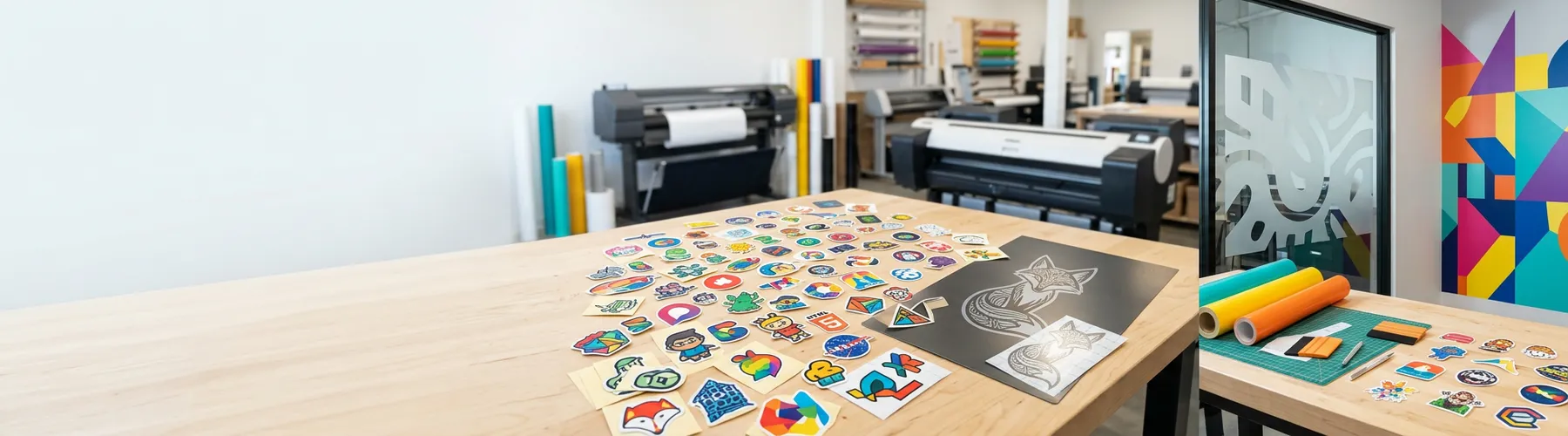 Sticker Printing: Shapes, Materials & Finishes