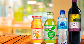 Beverage Labels Printing - 4OVER4