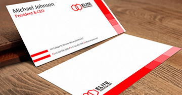 Business Cards Printing - 4OVER4