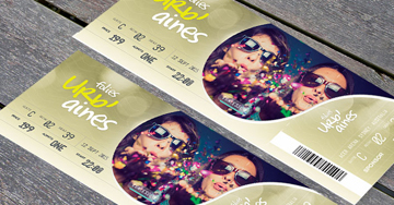 Event Tickets Printing - 4OVER4